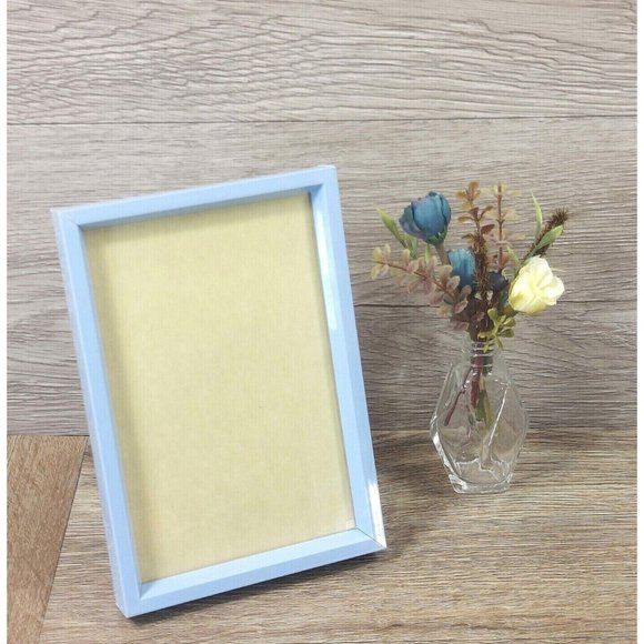 Photo Picture Frame Ornate Light Blue Table Top Display Home Décor 4.25x6.25 in - Picture 3 of 11